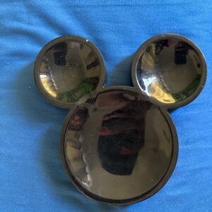 Disney black small Mickey Mouse trinket dish Disney